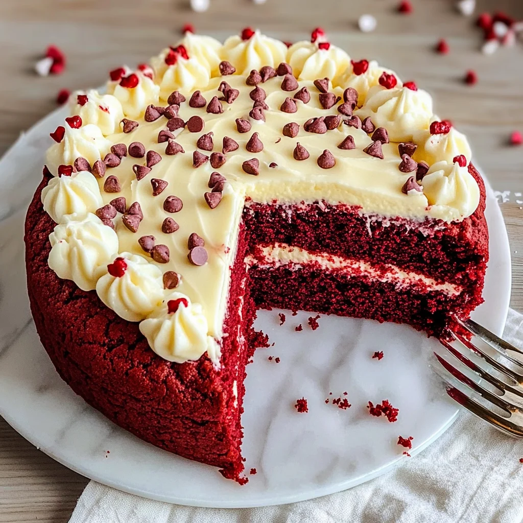 Red Velvet Cookie Cake