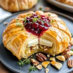 Savory Baked Brie in Puff Pastry