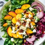 Simple Peach Feta Salad