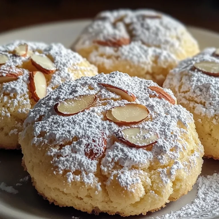 Soft Ricotta Almond Pillows