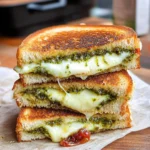Sourdough Pesto Grilled Cheese