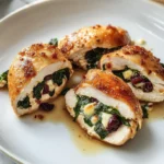 Spinach & Cranberry Stuffed Chicken Breasts