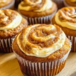Swirled Pumpkin Cream Cheese Muffins