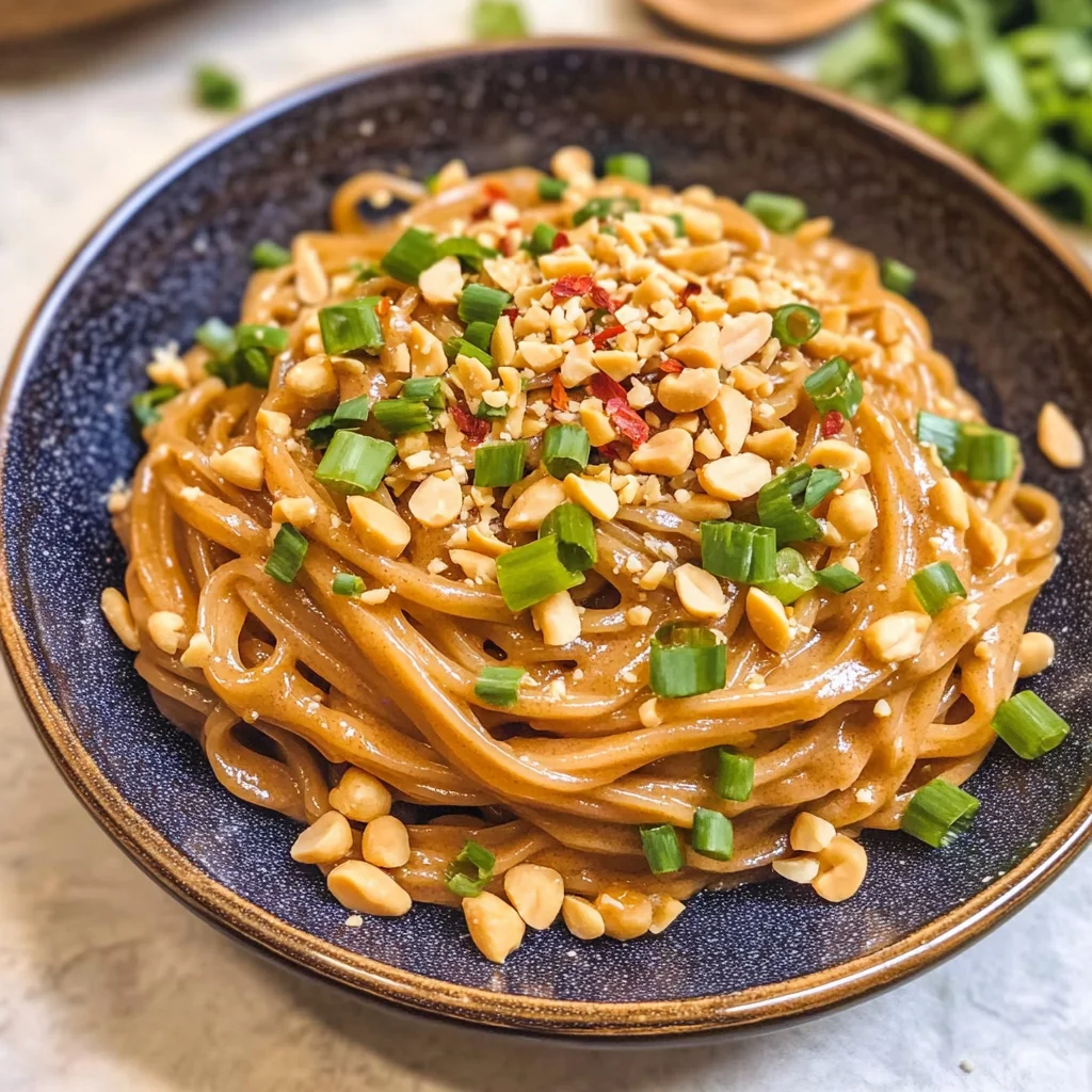 Thai Peanut Noodles Recipe