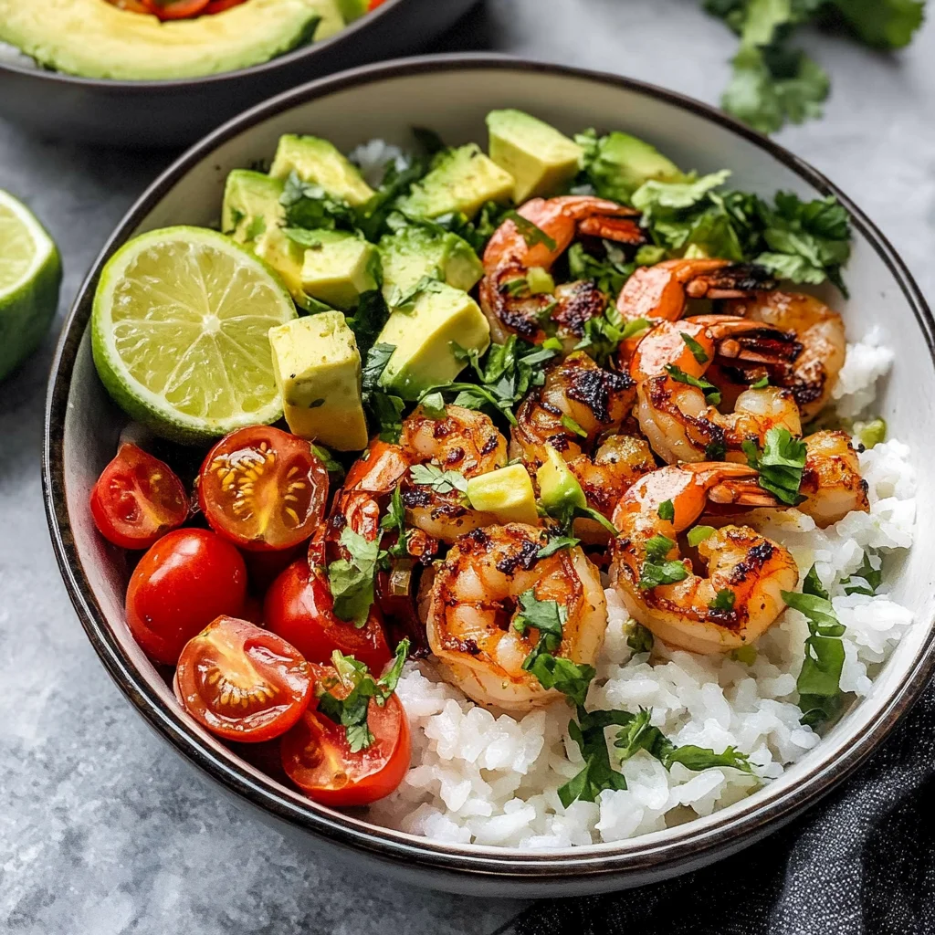 Zesty Lime Shrimp & Coconut Rice Bowls