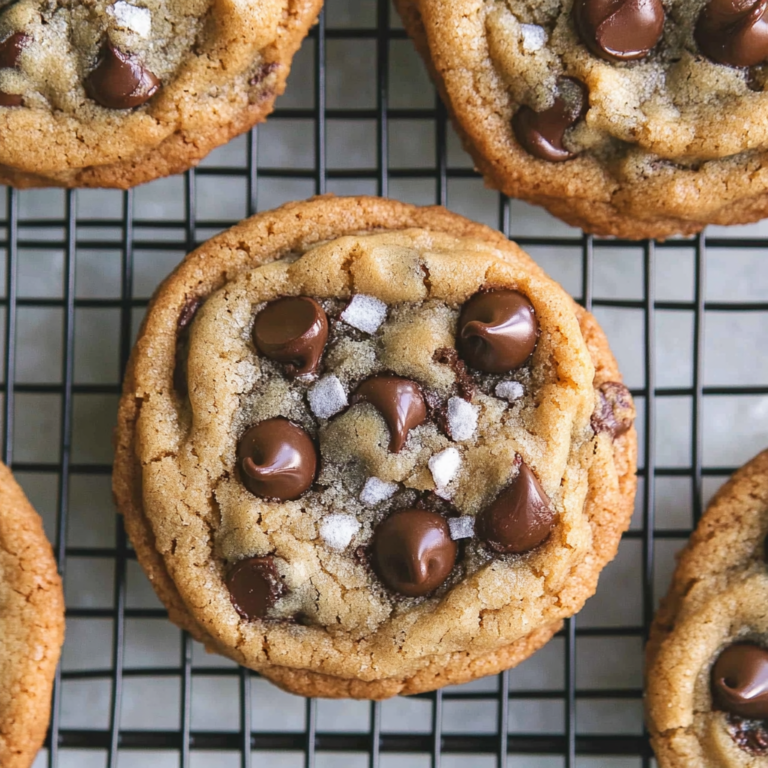 Crispy and Chewy Chocolate Chip Cookies