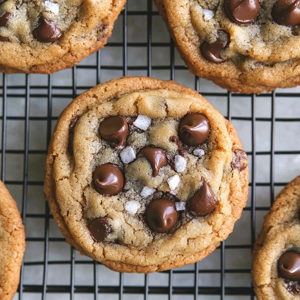 Crispy and Chewy Chocolate Chip Cookies