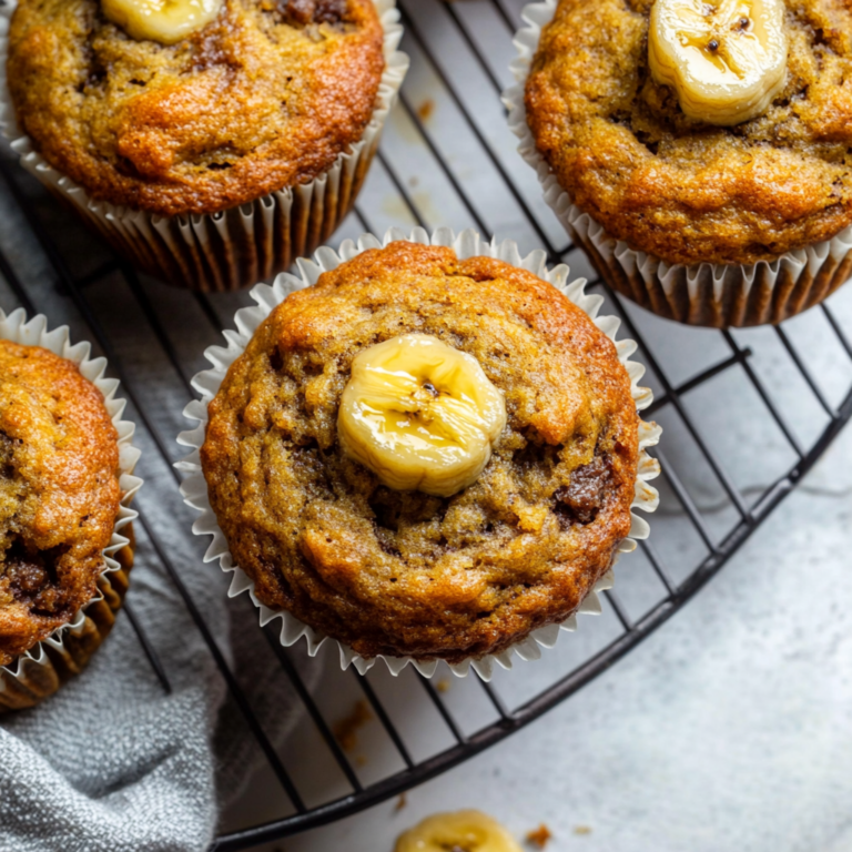 Fluffy Banana Bread Muffins