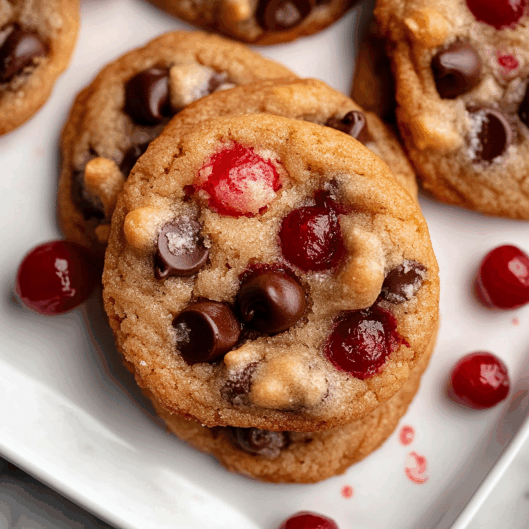 Maraschino Cherry Chocolate Chip Cookies Recipe