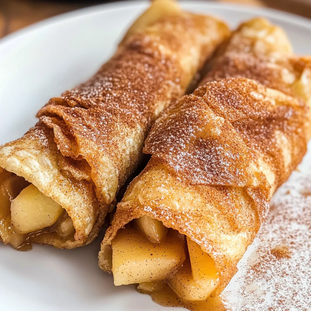 Air Fryer Apple Pie Taquitos