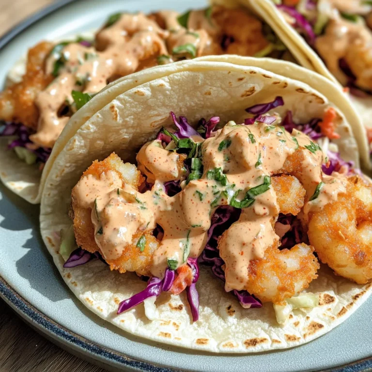 Air Fryer Bang Bang Shrimp Tacos
