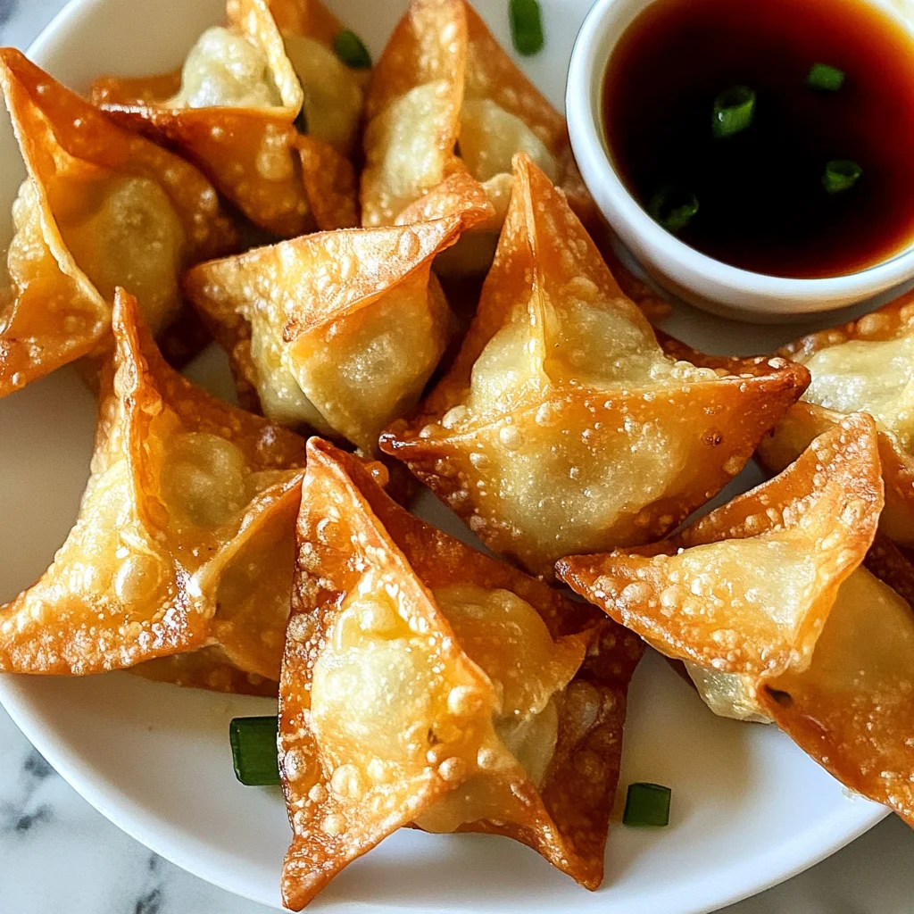 Air Fryer Cream Cheese Wontons