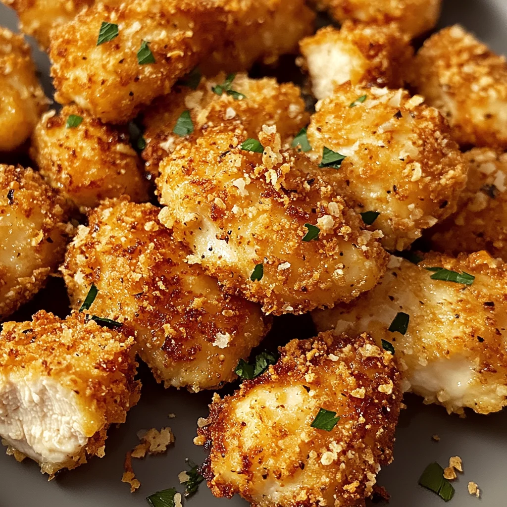 Air Fryer Ranch-Crusted Chicken Bites