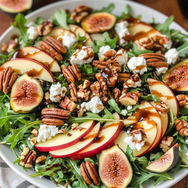 Apple Arugula Salad With Maple Pecans
