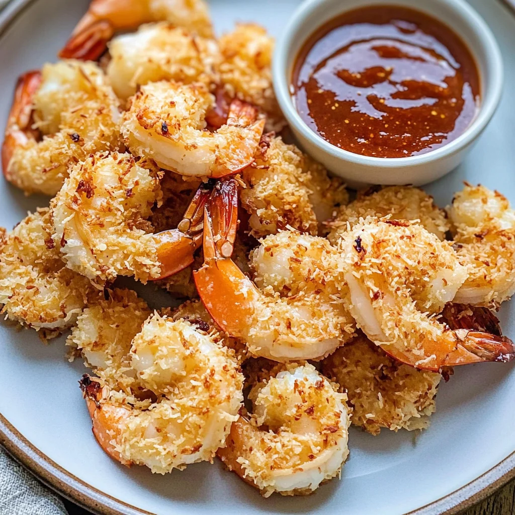 Baked Coconut Shrimp with Sweet Chili Mayo