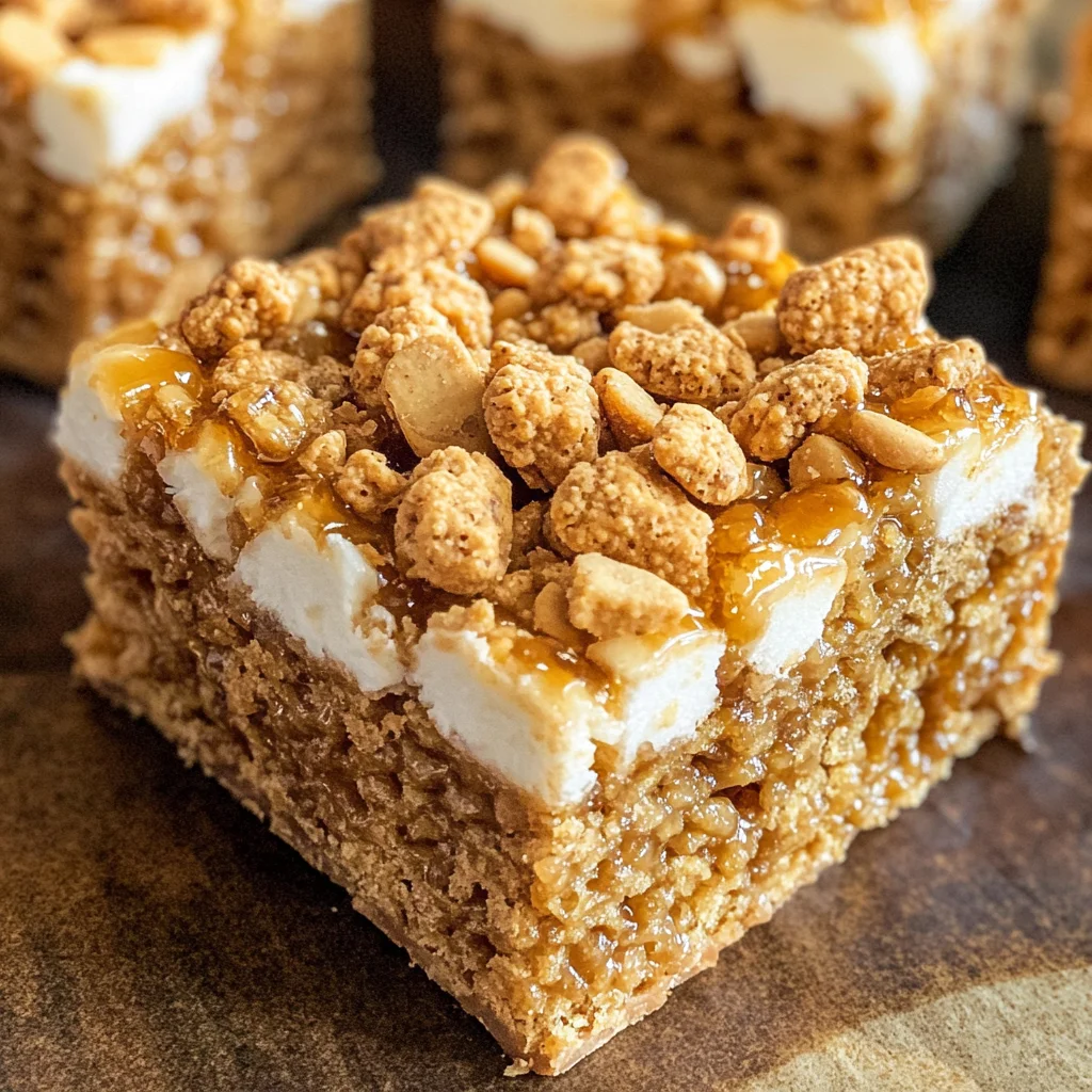 Biscoff Rice Krispie Treats