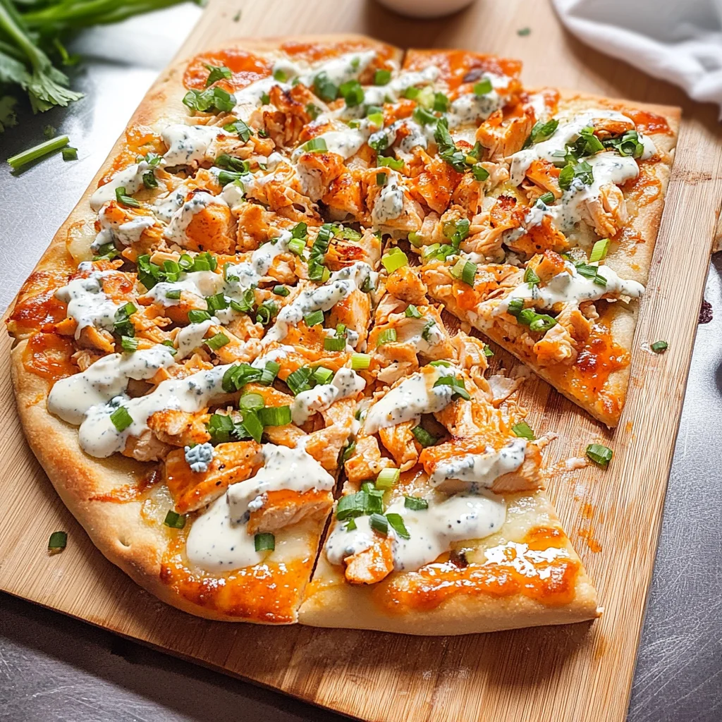 Buffalo Chicken Flatbread