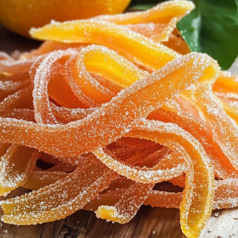 Candied Grapefruit Peel