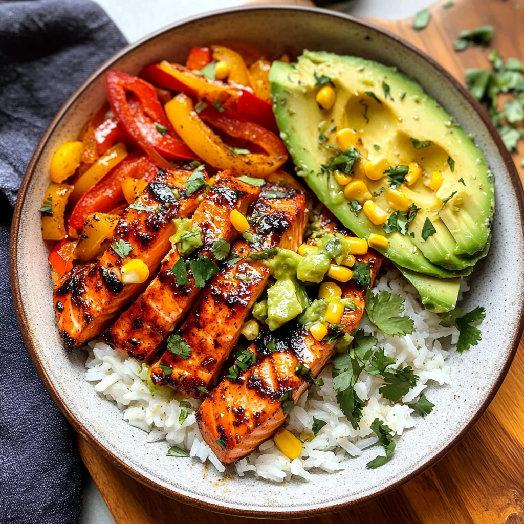Chili Lime Salmon Bowls
