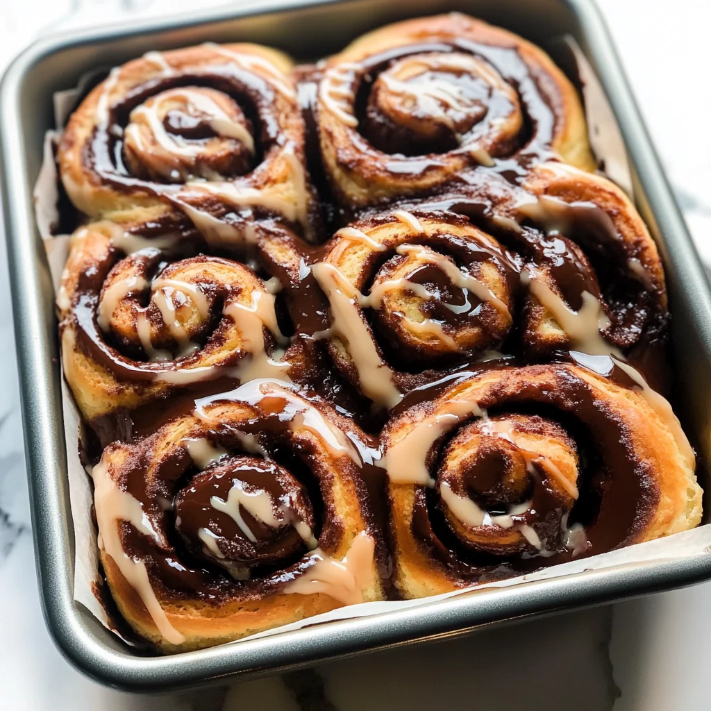 Chocolate Espresso Cinnamon Rolls