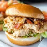 Chopped Chicken Bacon Ranch Sandwich Recipe
