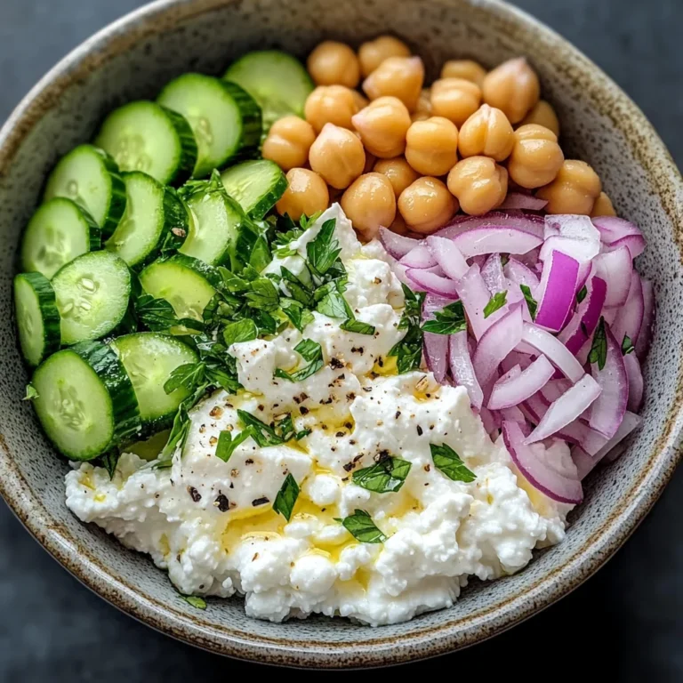 Cottage Cheese and Chickpea Salad: A Refreshing and Protein-Packed Delight