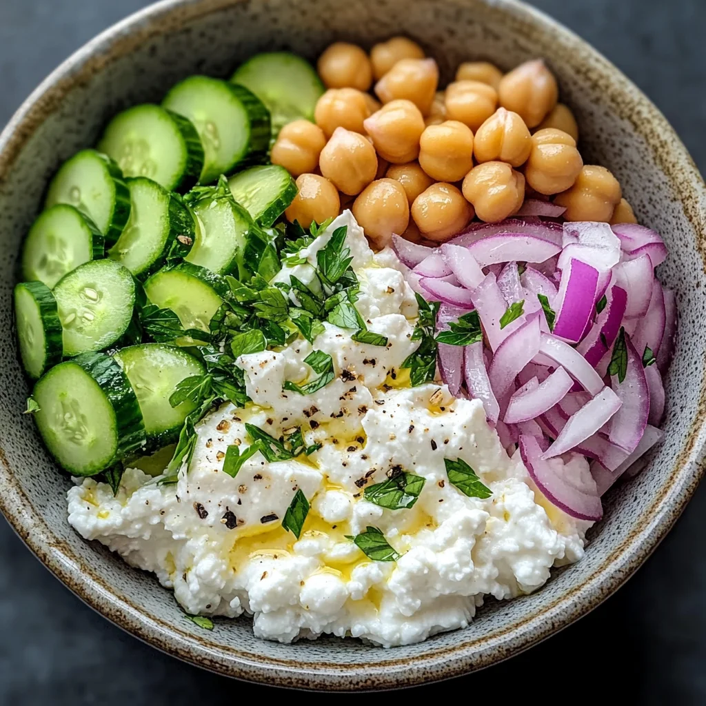 Cottage Cheese and Chickpea Salad: A Refreshing and Protein-Packed Delight