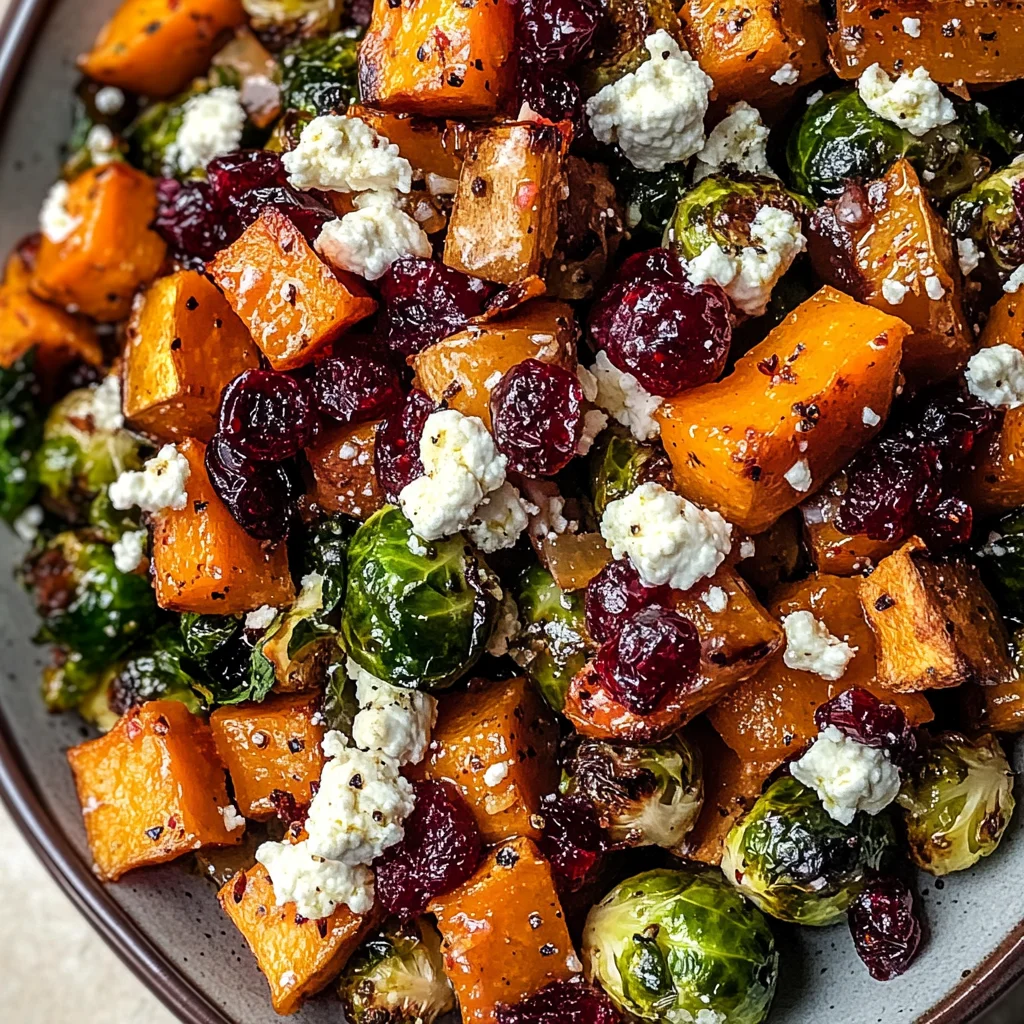 Cranberry-Glazed Roasted Butternut Squash Salad Recipe