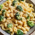 Creamy Vegetarian Broccoli Cheddar Pasta