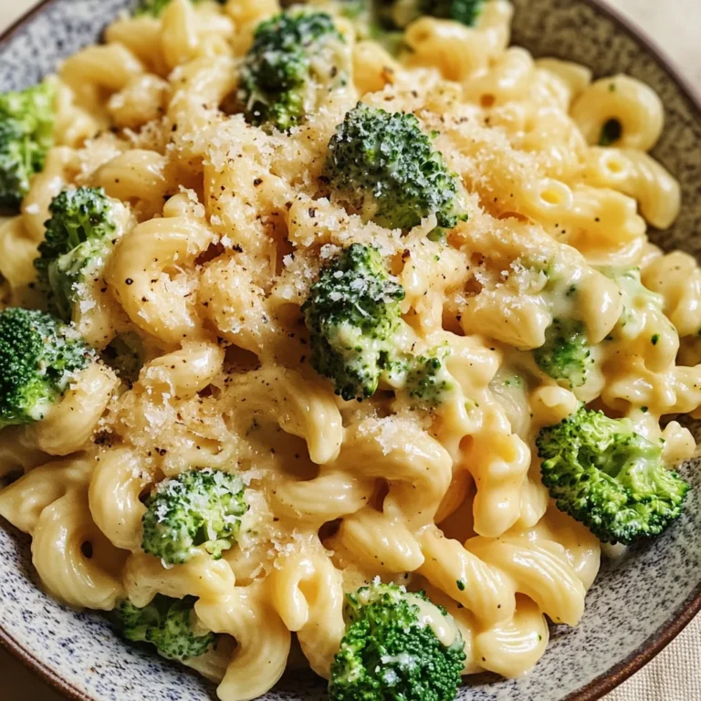 Creamy Vegetarian Broccoli Cheddar Pasta
