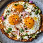 Crispy Feta Fried Eggs