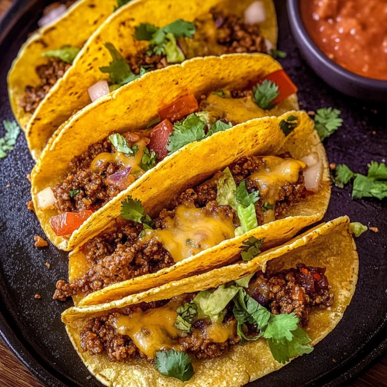 Crispy Ground Beef Tacos