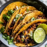 Crispy Sheet Pan Black Bean Tacos (Vegetarian)