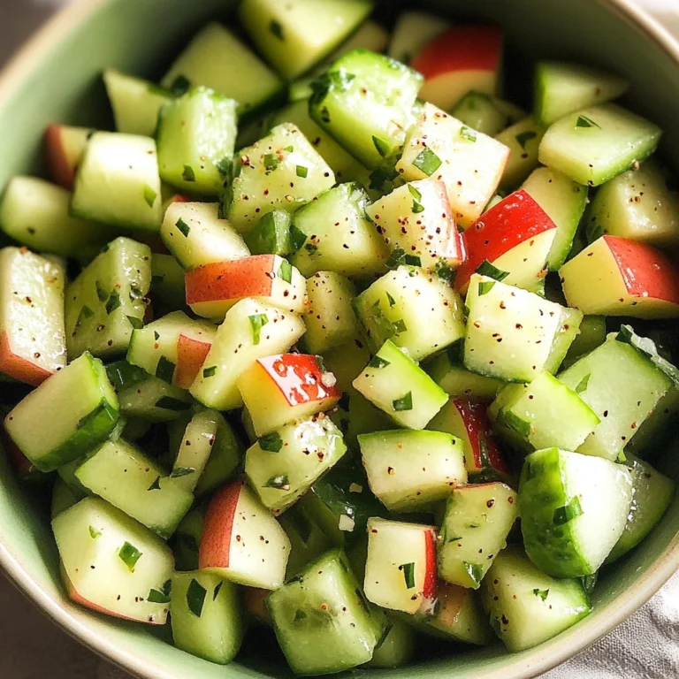 Cucumber Apple Salad