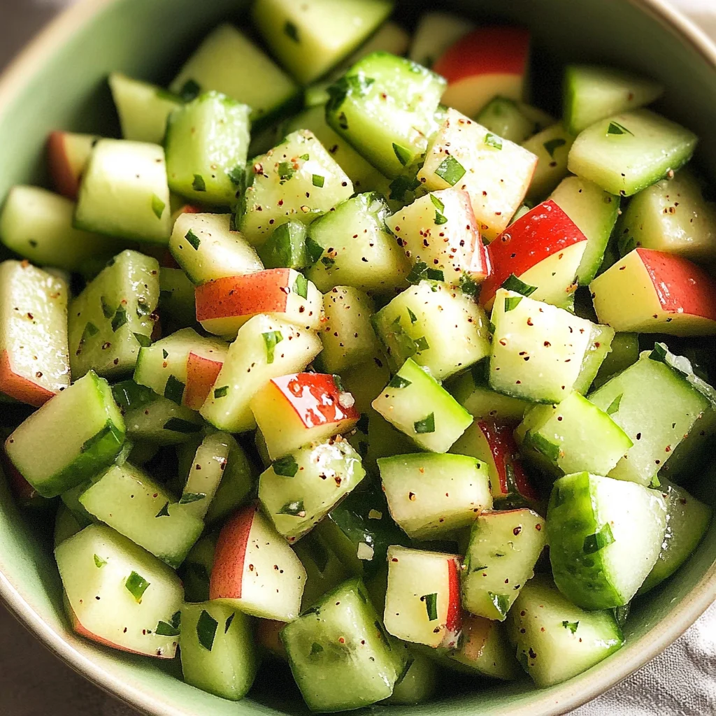 Cucumber Apple Salad