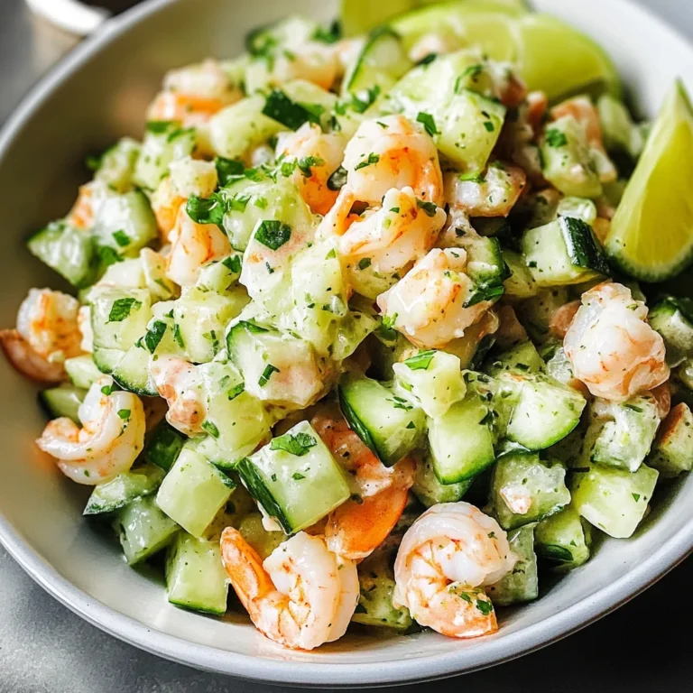 Cucumber Shrimp Salad