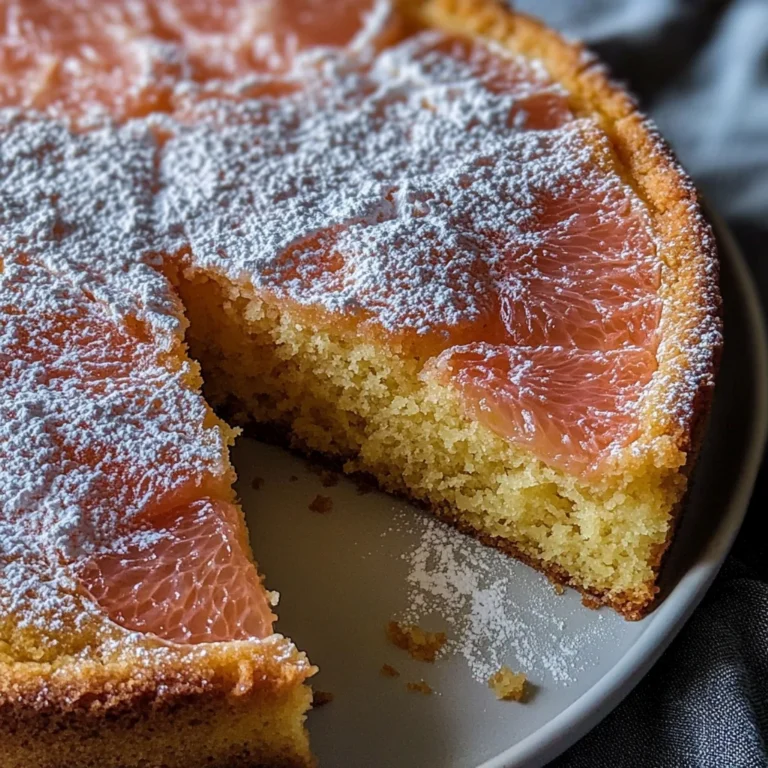 Easy Grapefruit Olive Oil Cake