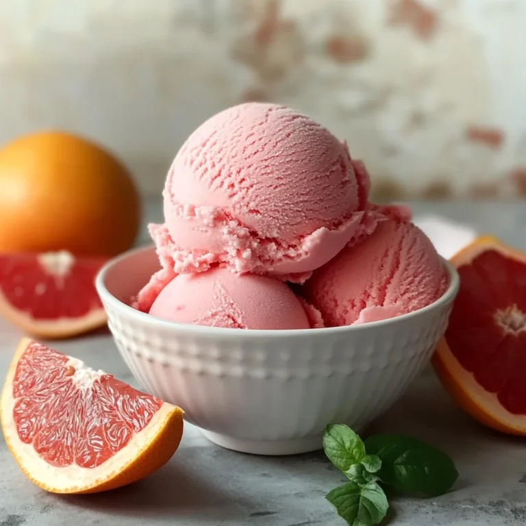 Grapefruit Sorbet Recipe