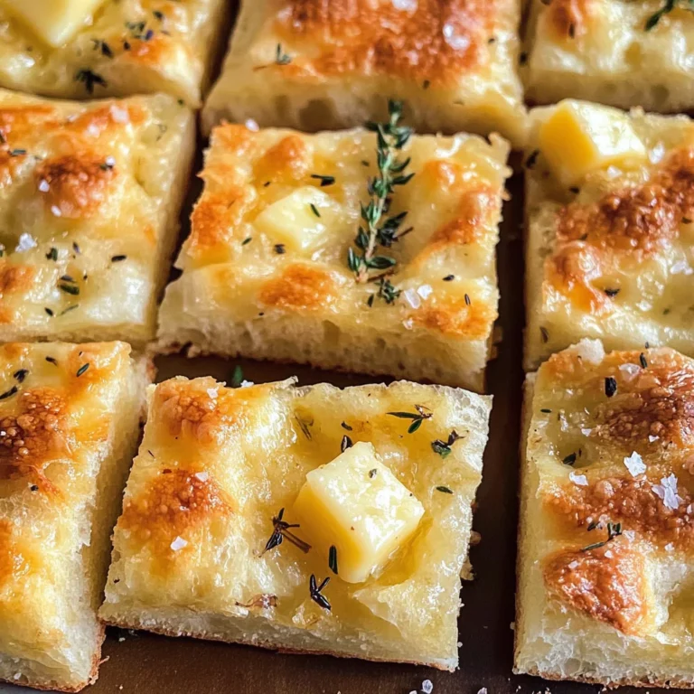 Gruyère & Thyme Italian Focaccia