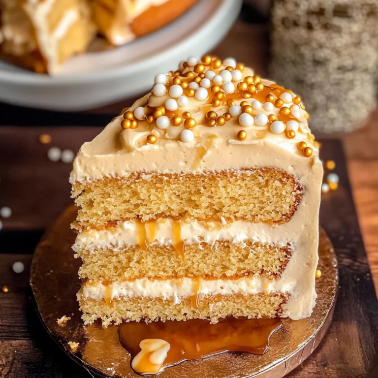 Harry Potter Butterbeer Cake