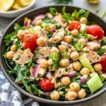 Healthy Tuna Garbanzo Bean Salad