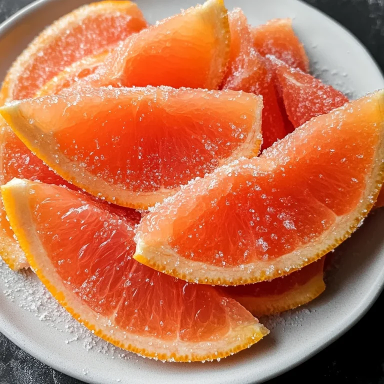 Homemade Grapefruit Slices