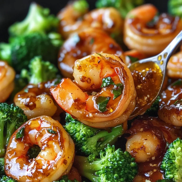 Honey Garlic Butter Shrimp and Broccoli