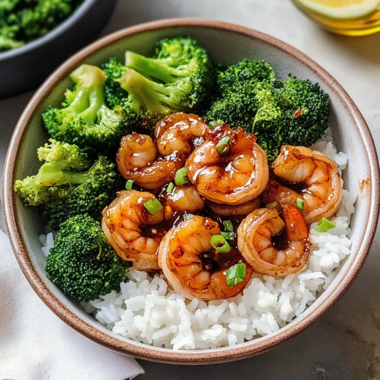 Honey Garlic Shrimp Bowls