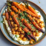 Honey Harissa Carrots With Whipped Feta