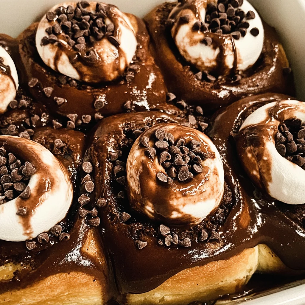 Hot Chocolate Cinnamon Rolls