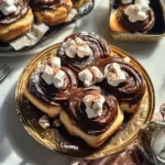 Hot Cocoa “Cinnamon” Rolls With Marshmallow Frosting