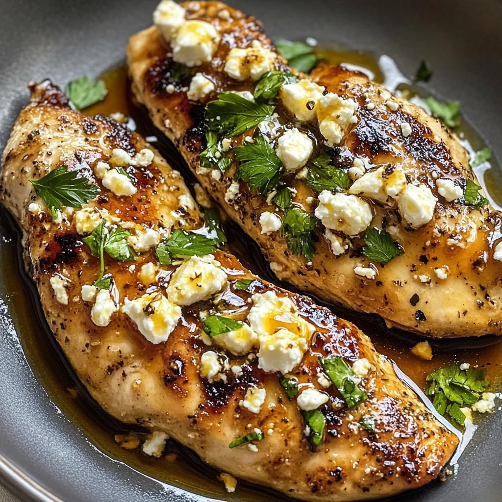 Hot Honey Feta Chicken Dish: A Deliciously Spicy and Savory Recipe