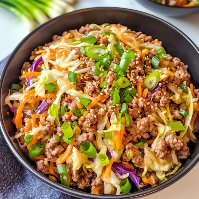 Inside Out Egg Roll in a Bowl