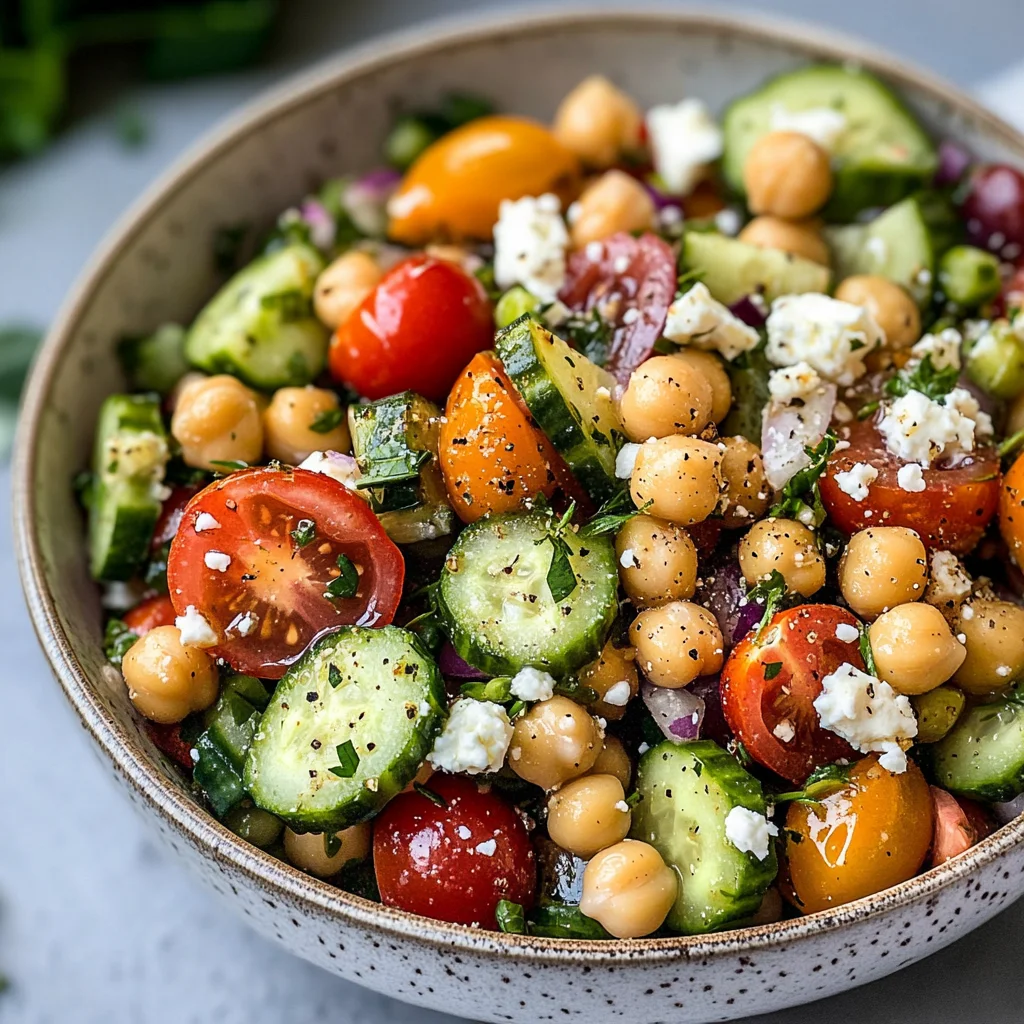 Mediterranean Chickpea Salad